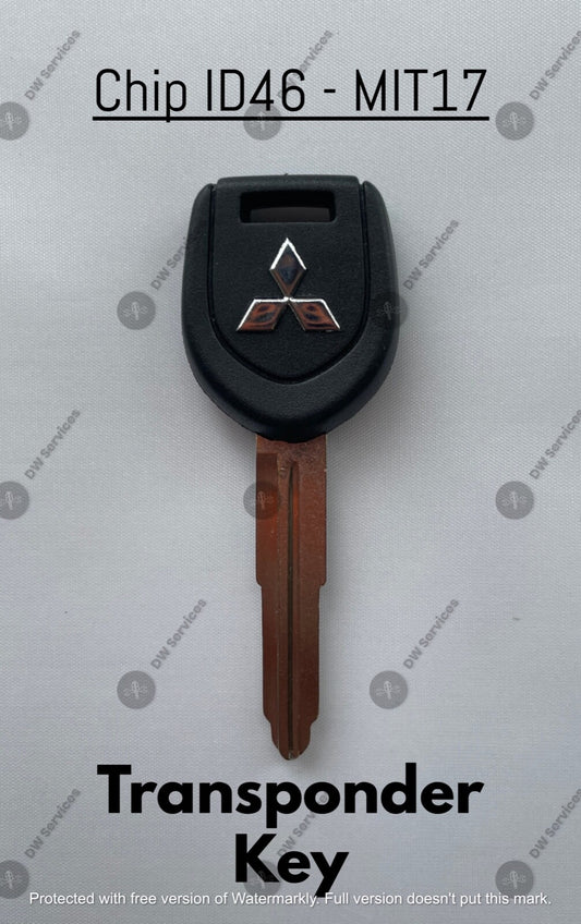 NEW! OEM Mitsubishi Transponder Chip 46 Ignition Car Key Replacement MIT17