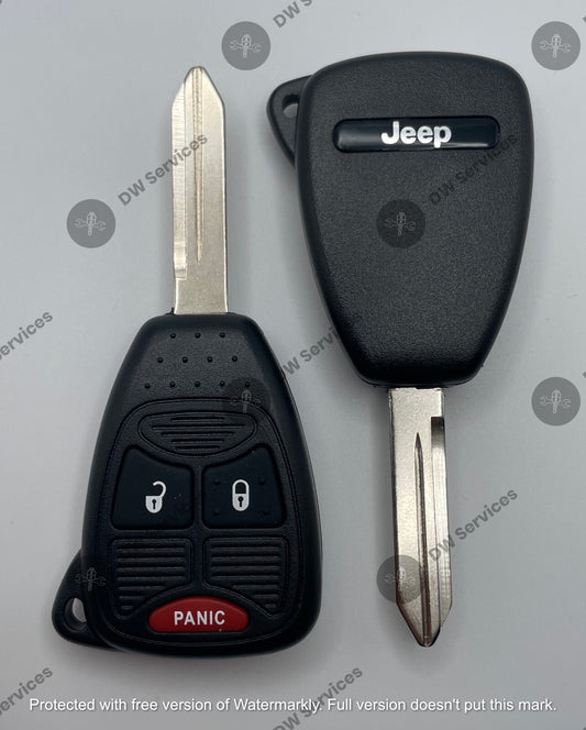 NEW! Jeep keyless entry remote head FOB OHT692713AA OHT692427AA Wrangler Patriot