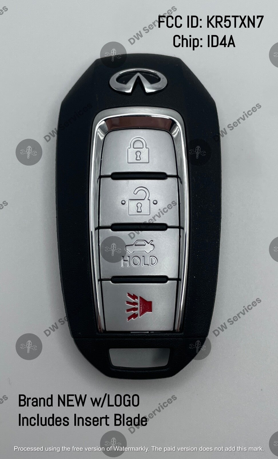 NEW! Infiniti Q60 / Q50  PROXIMITY Remote SMART key Fob KR5TXN7 / 285E3-6HE1A