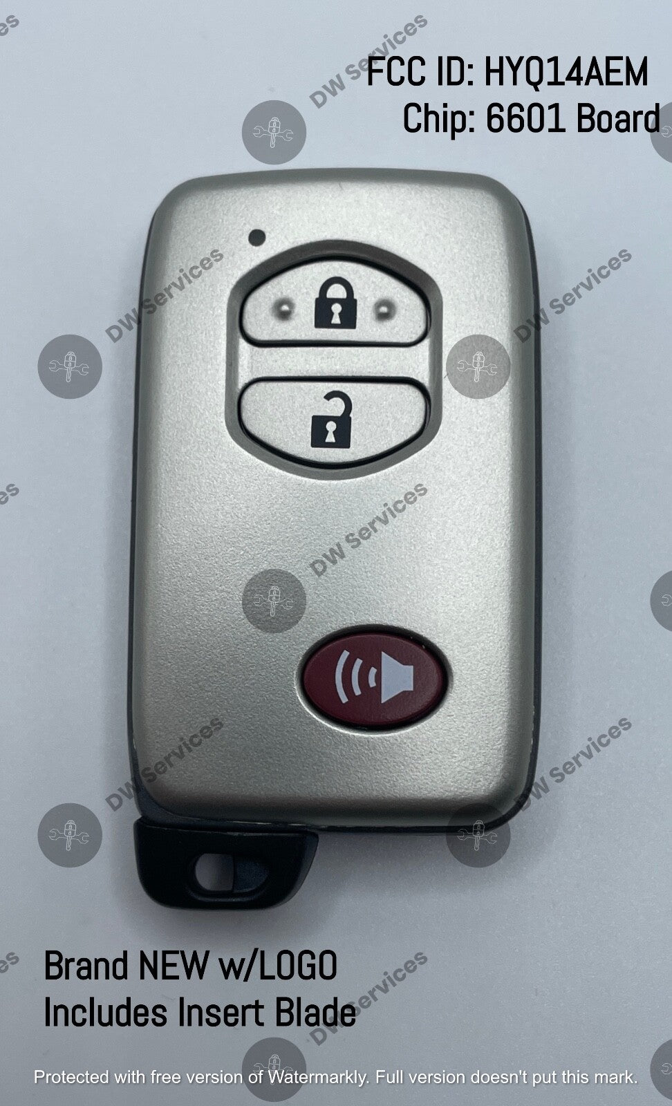 NEW! Toyota LandCruiser / RAV4  PROXIMITY remote SMART key FOB HYQ14AEM # 6601