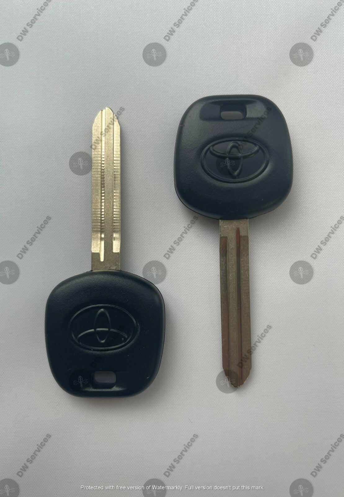 2x NEW! OEM Toyota Transponder Chip 4C Ignition Car Key Replacement TOY43AT4