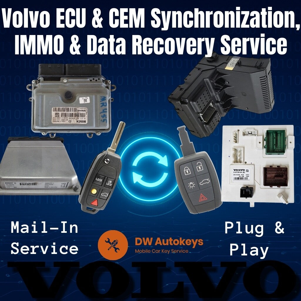 Volvo custom order. Synchronization + key programming + ecu cloning