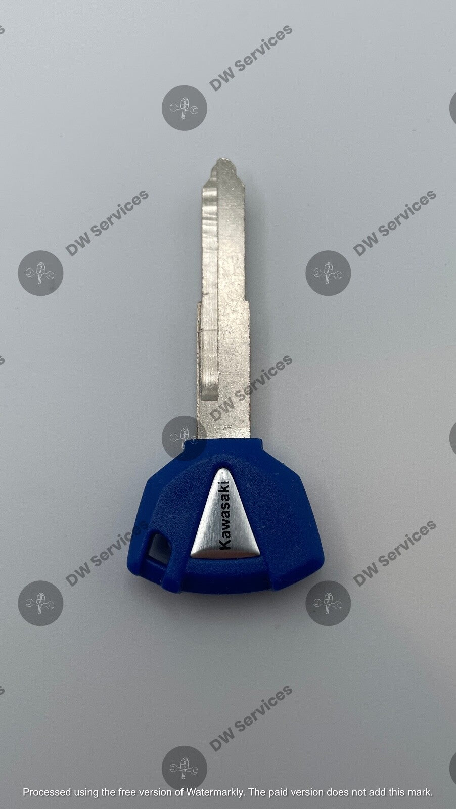 NEW! KAWASAKI Motorcycle Key Blank! NINJA Versys Vulcan Z 2010-2023 Blue Color