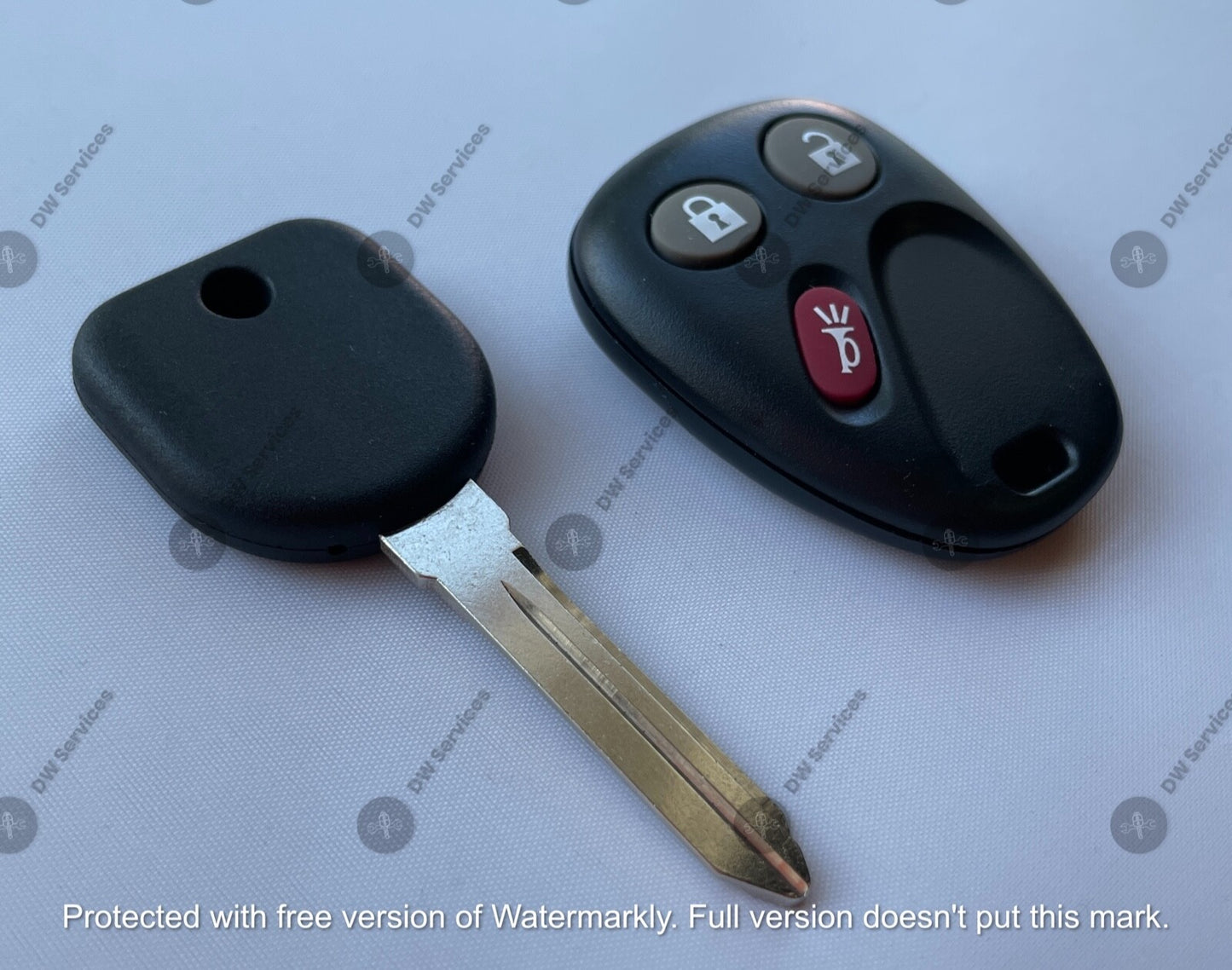 NEW! GM keyless entry remote FOB LHJ011 & NON Transponder KEY Chevy GMC Cadillac