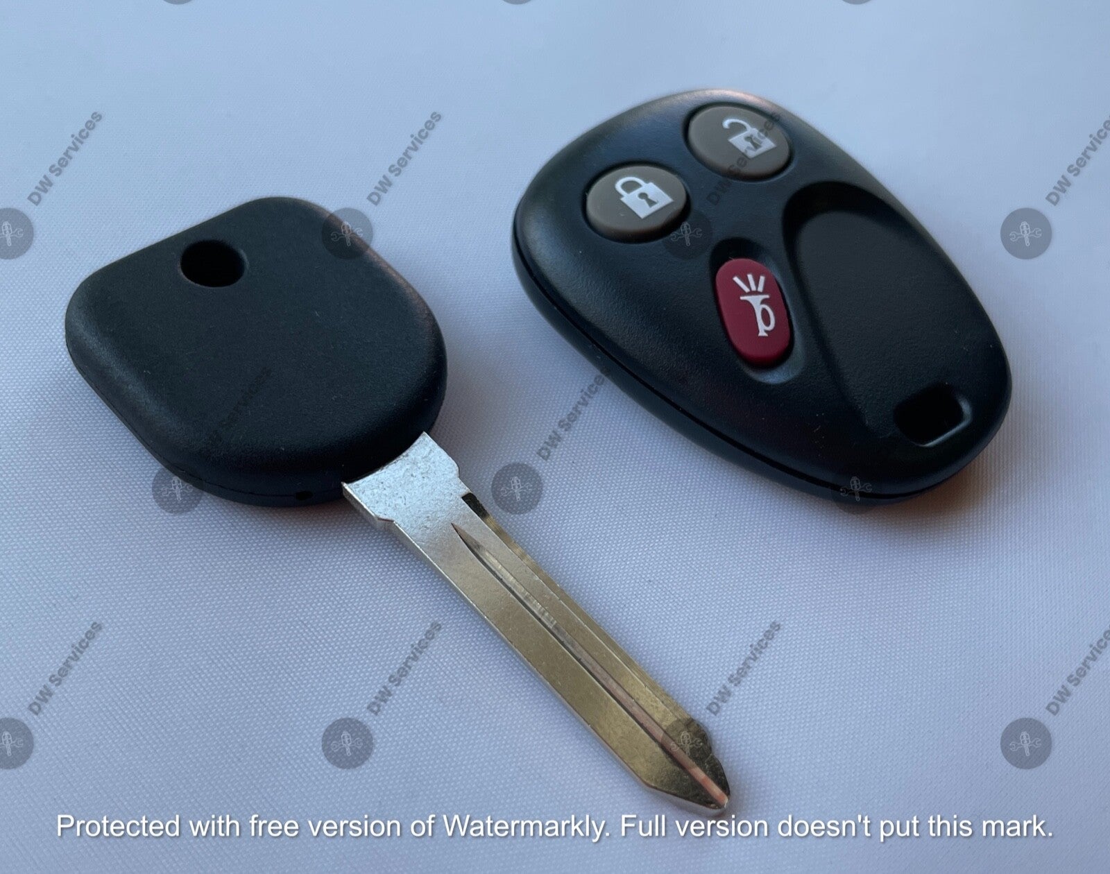 NEW! GM keyless entry remote FOB LHJ011 & NON Transponder KEY Chevy GMC Cadillac