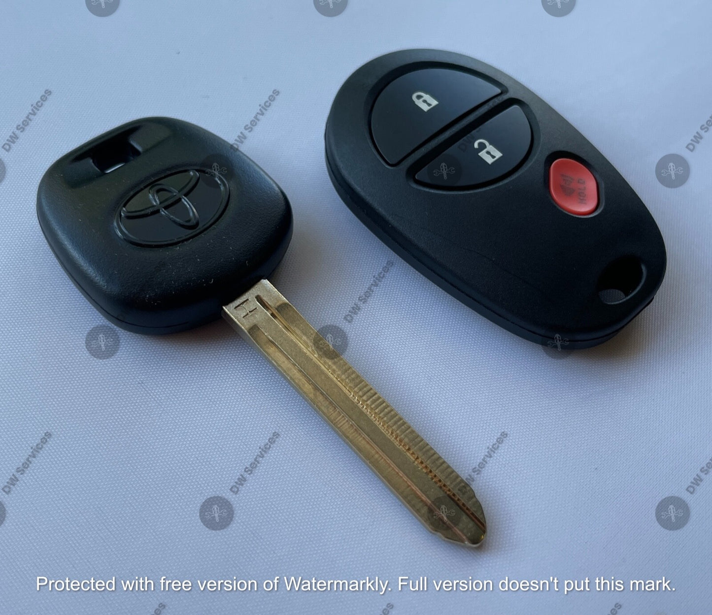 NEW! Toyota keyless entry remote FOB GQ43VT20T & Transponder KEY 'H' Chip