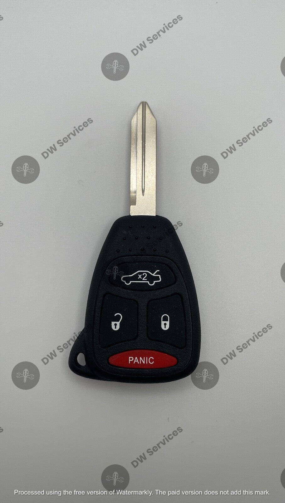 NEW! Chrysler 300 / Aspen 4-button KEYLESS entry remote head key FOB KOBDT04A