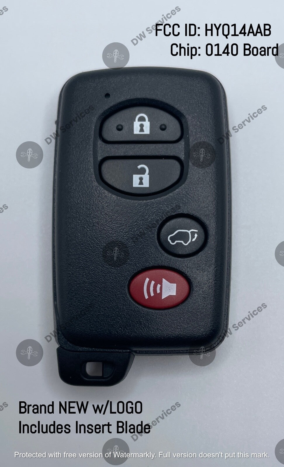 NEW! Toyota Highlander 2007-2014 PROXIMITY remote SMART key FOB HYQ14AAB 0140