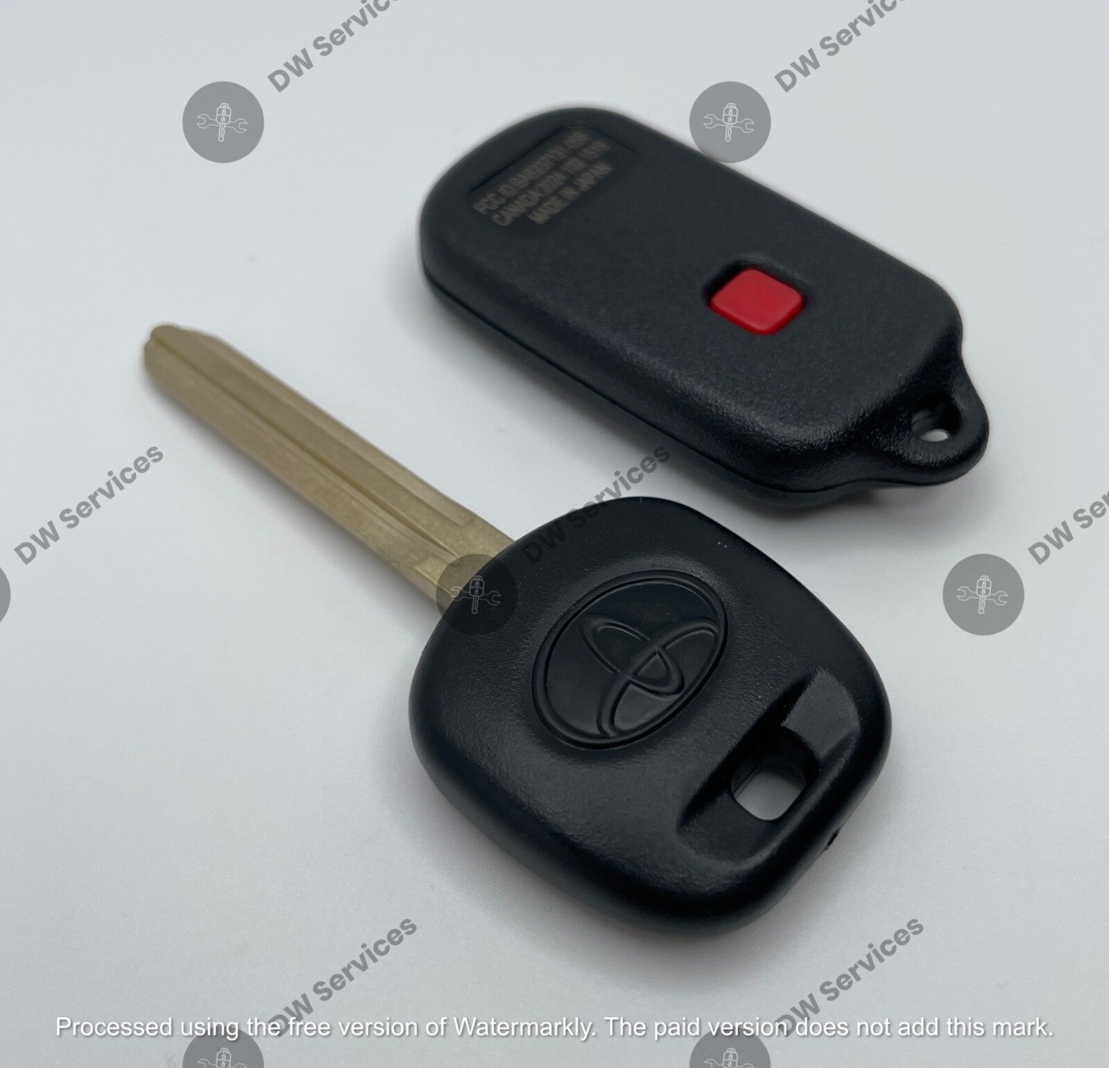 NEW! Toyota keyless entry remote FOB BAB237131-056 & Transponder KEY 4C RS3200