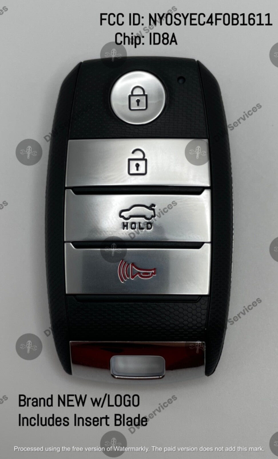 NEW! OEM KIA RIO 18- Smart Proximity remote key FOB NY0SYEC4F0B1611 95440-H9100