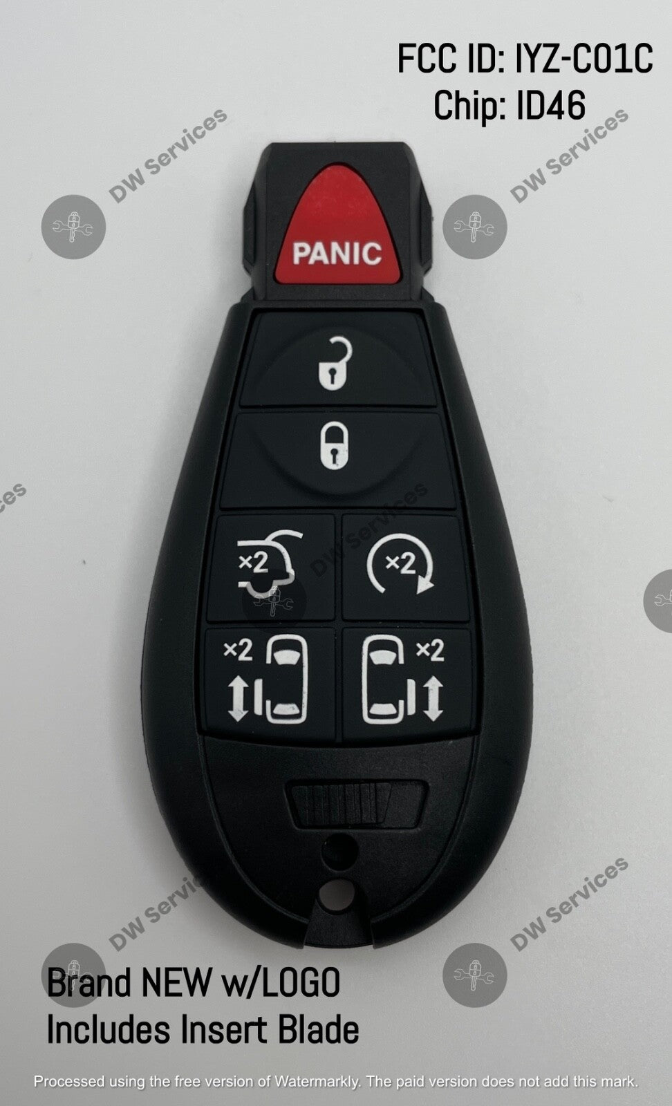 NEW! OEM Genuine Volkswagen ROUTAN smart PROXIMITY remote key fob FOBIK IYZ-C01C