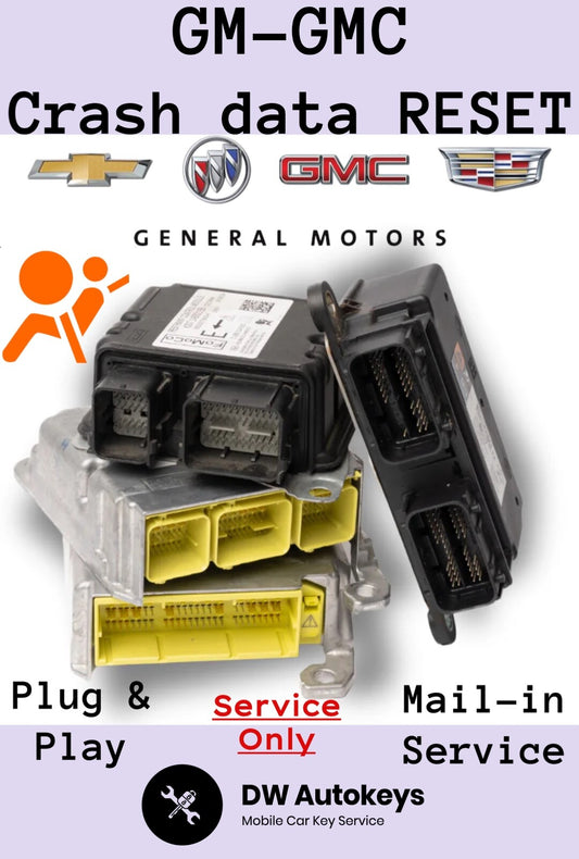 GM GMC Module Reset SRS Crash DATA Clear SAME DAY Turn-around Return