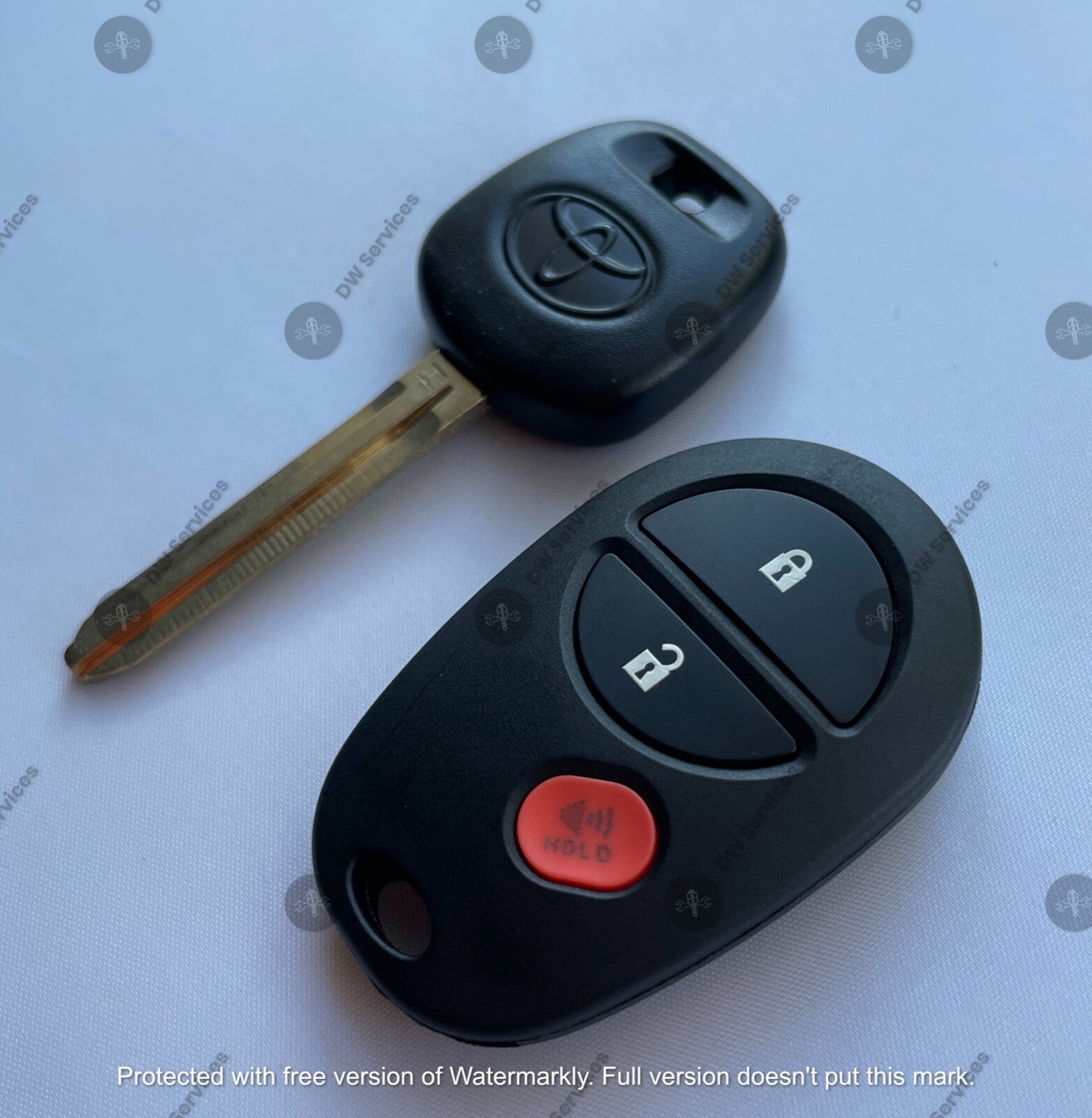 NEW! Toyota keyless entry remote FOB GQ43VT20T & Transponder KEY 'H' Chip