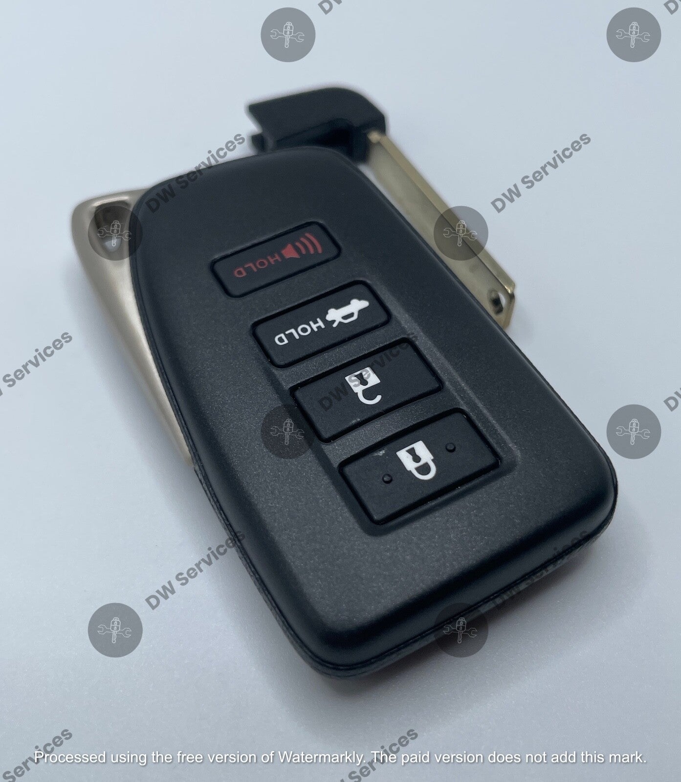 NEW! Lexus IS / RC / RCF PROXIMITY remote SMART key FOB HYQ14FLB Chip H-8A 3950