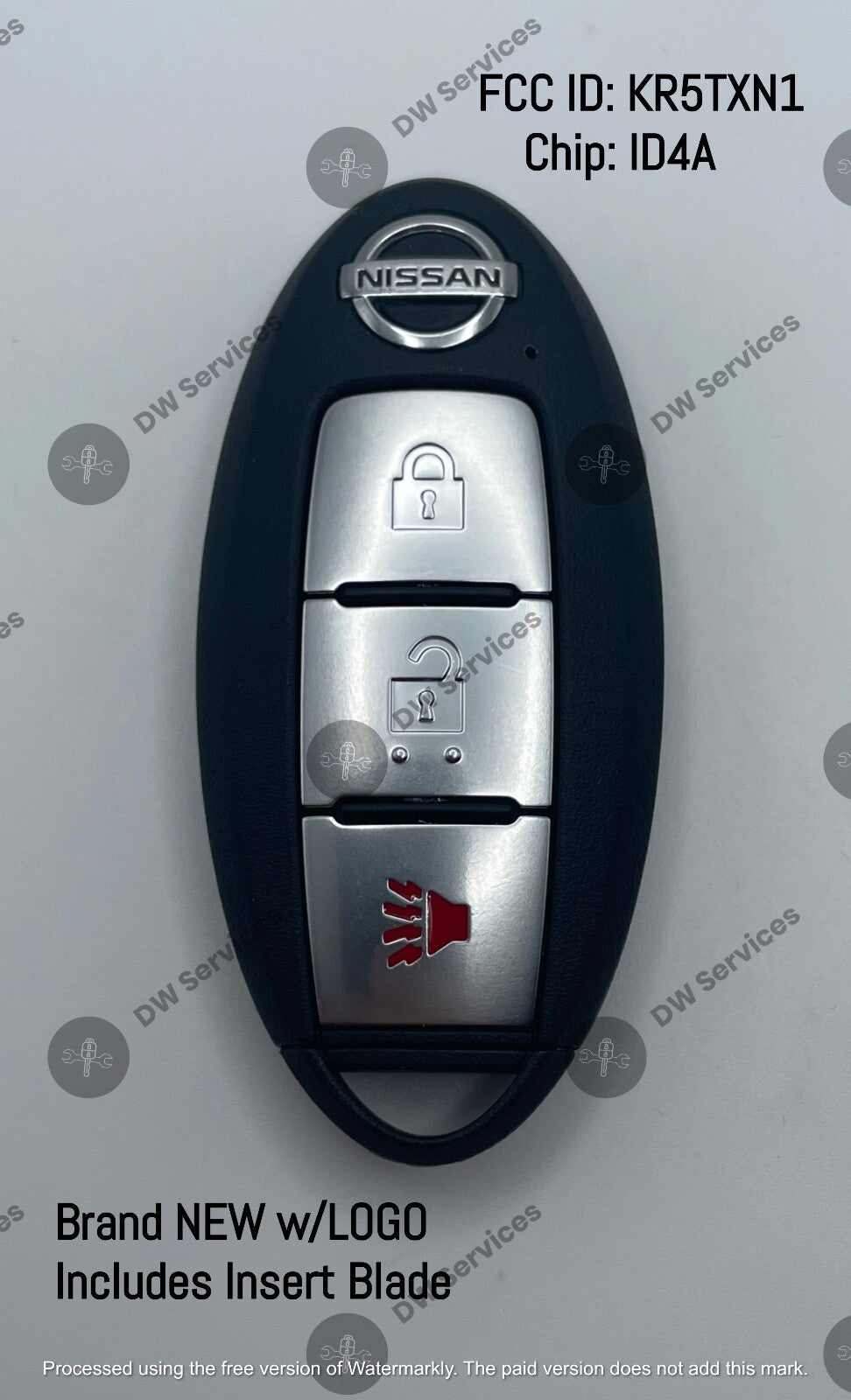 NEW! Nissan Kicks / Rogue 3-button Proximity remote SMART key KR5TXN1 S180144502