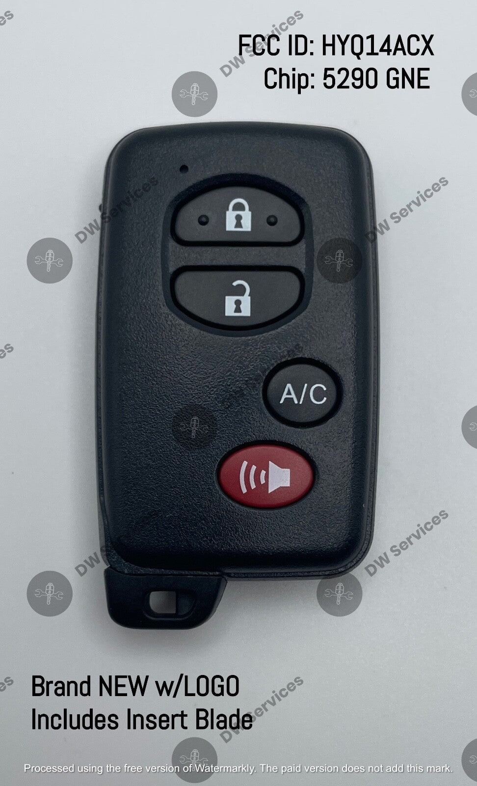NEW! Toyota PRIUS 10-16 PROXIMITY remote SMART key FOB HYQ14ACX GNE Board 5290