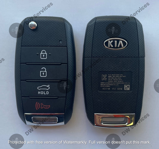 NEW! GENUINE KIA Soul 14-19 Flip key remote fob OSLOKA-875T (PSD1) 95430-B2101