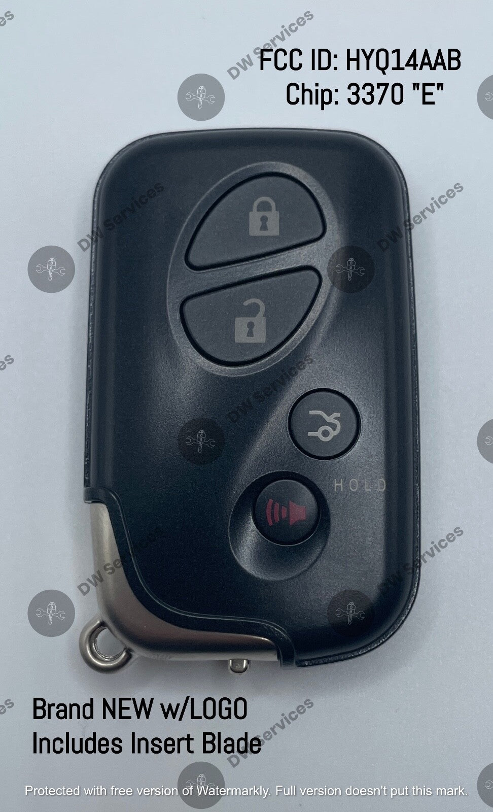 NEW! Lexus 4-button SMART Proximity Remote key Fob HYQ14AAB "E" Board Sedan