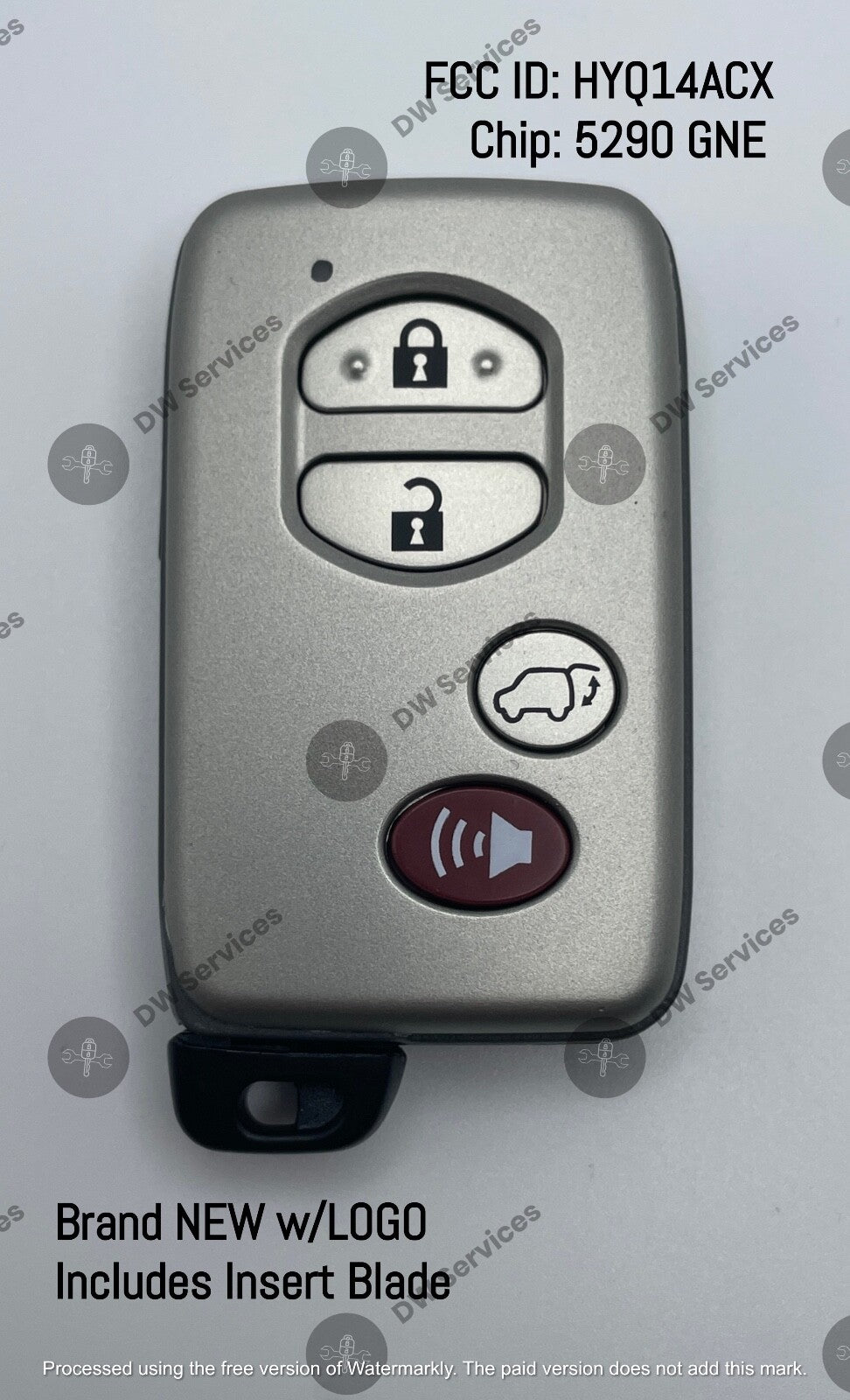 NEW! Toyota Venza 2009-16 PROXIMITY remote SMART key FOB HYQ14ACX GNE Board 5290