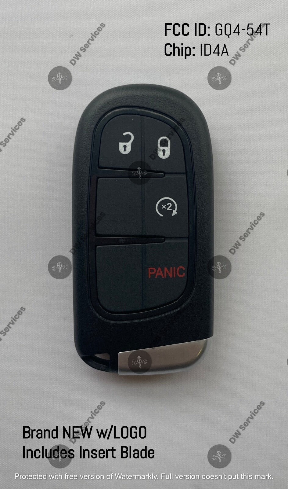 NEW! Jeep Cherokee 4-button SMART key PROX Remote Fob GQ4-54T Key Fob