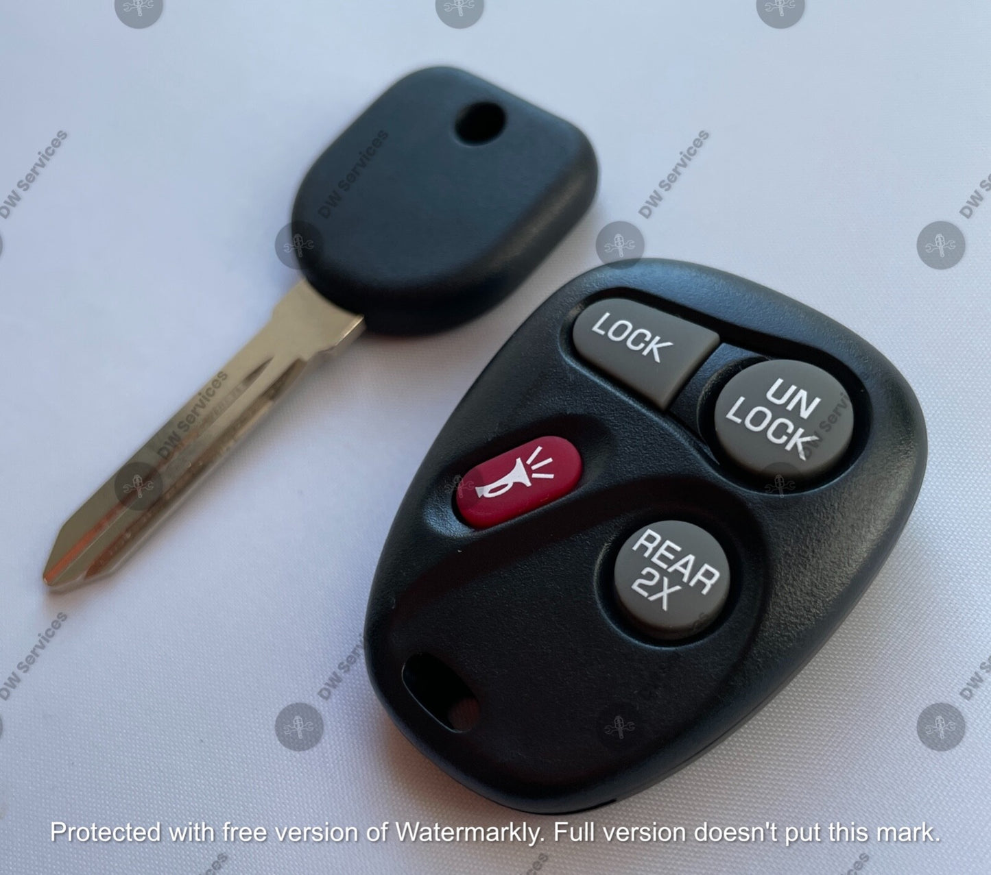 NEW! GM keyless entry remote FOB KOBUT1BT & NON Transponder KEY GMC Chevy Oldsmo
