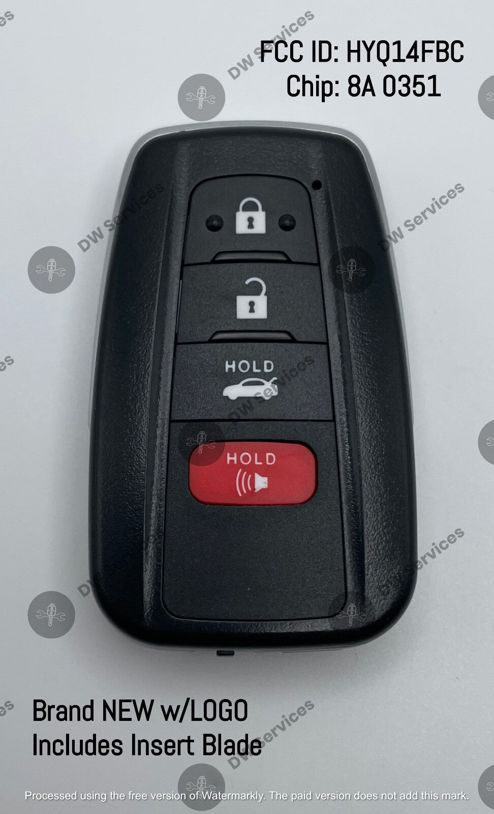 NEW! Toyota 18-22 CAMRY Proximity remote SMART key HYQ14FBC - 0351 / 89904-06220