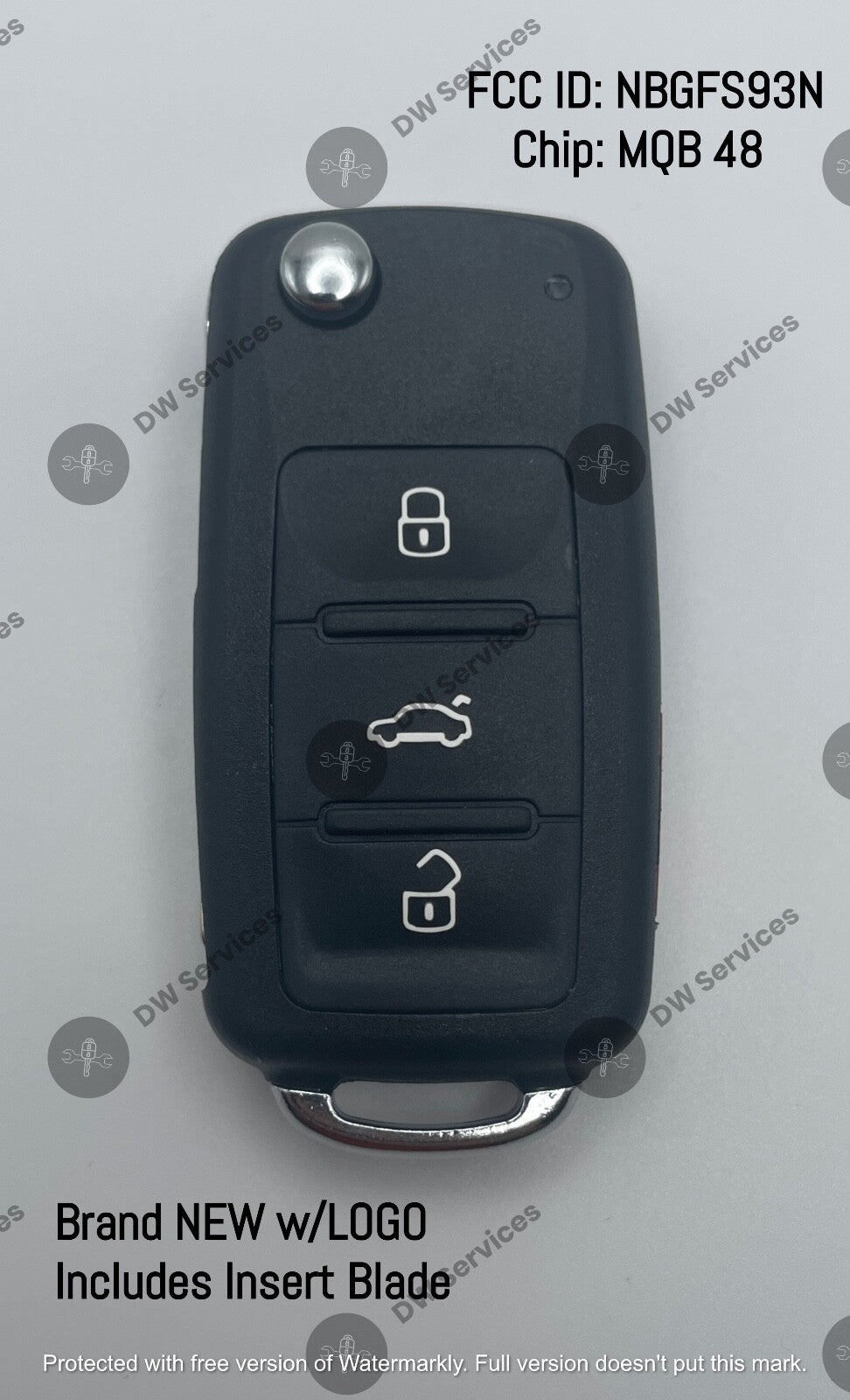 NEW! Volkswagen Tiguan/Jetta/Passat Smart Proximity Key FOB NBGFS93N 5K0837202BJ
