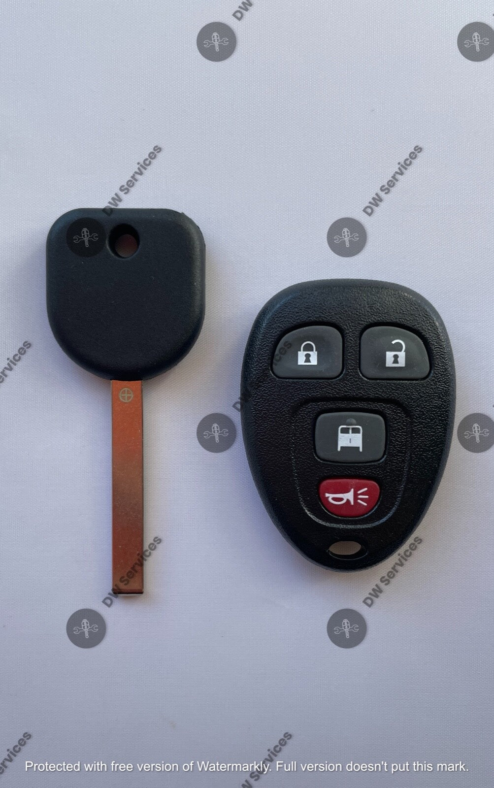 NEW! Chevrolet keyless entry remote FOB OUC60270 & Transponder KEY 46 Circle + 7