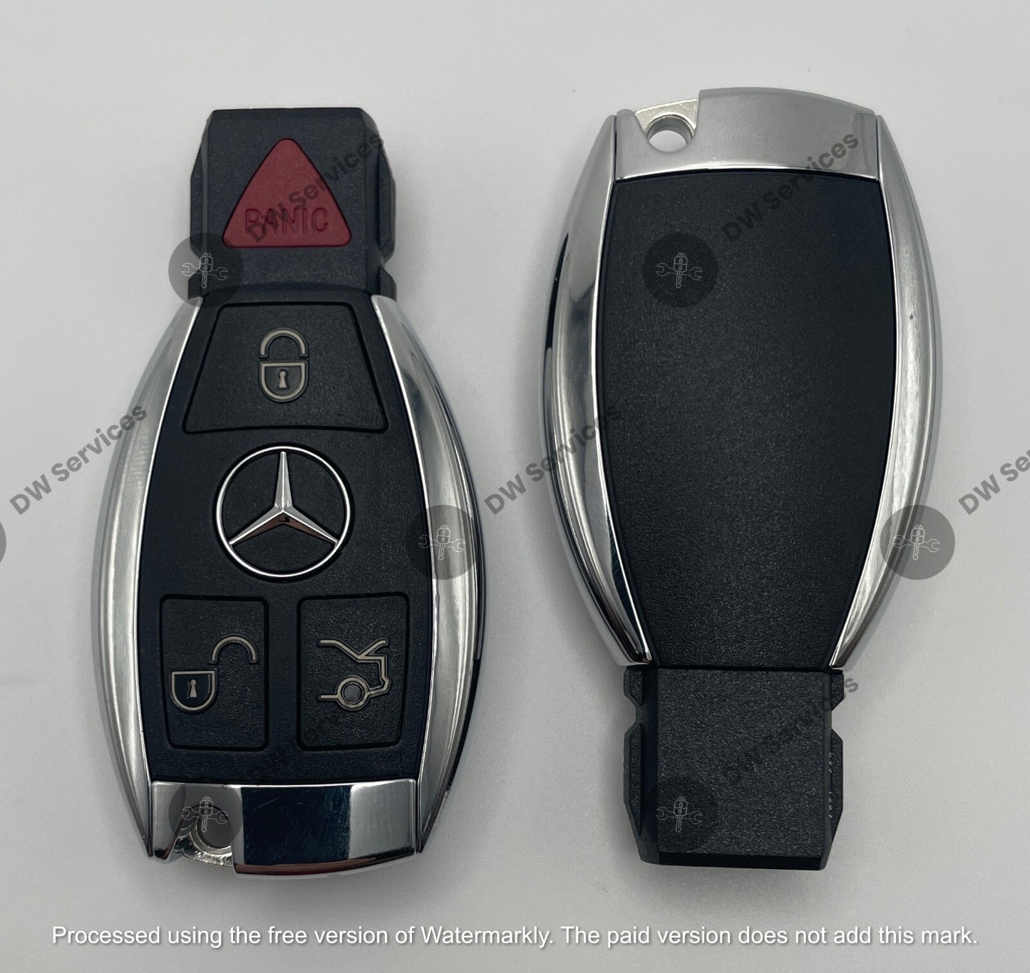NEW! Mercedes 1997 - 2014 keyless entry remote key fob IYZ 3312 NEC / BGA / Moto