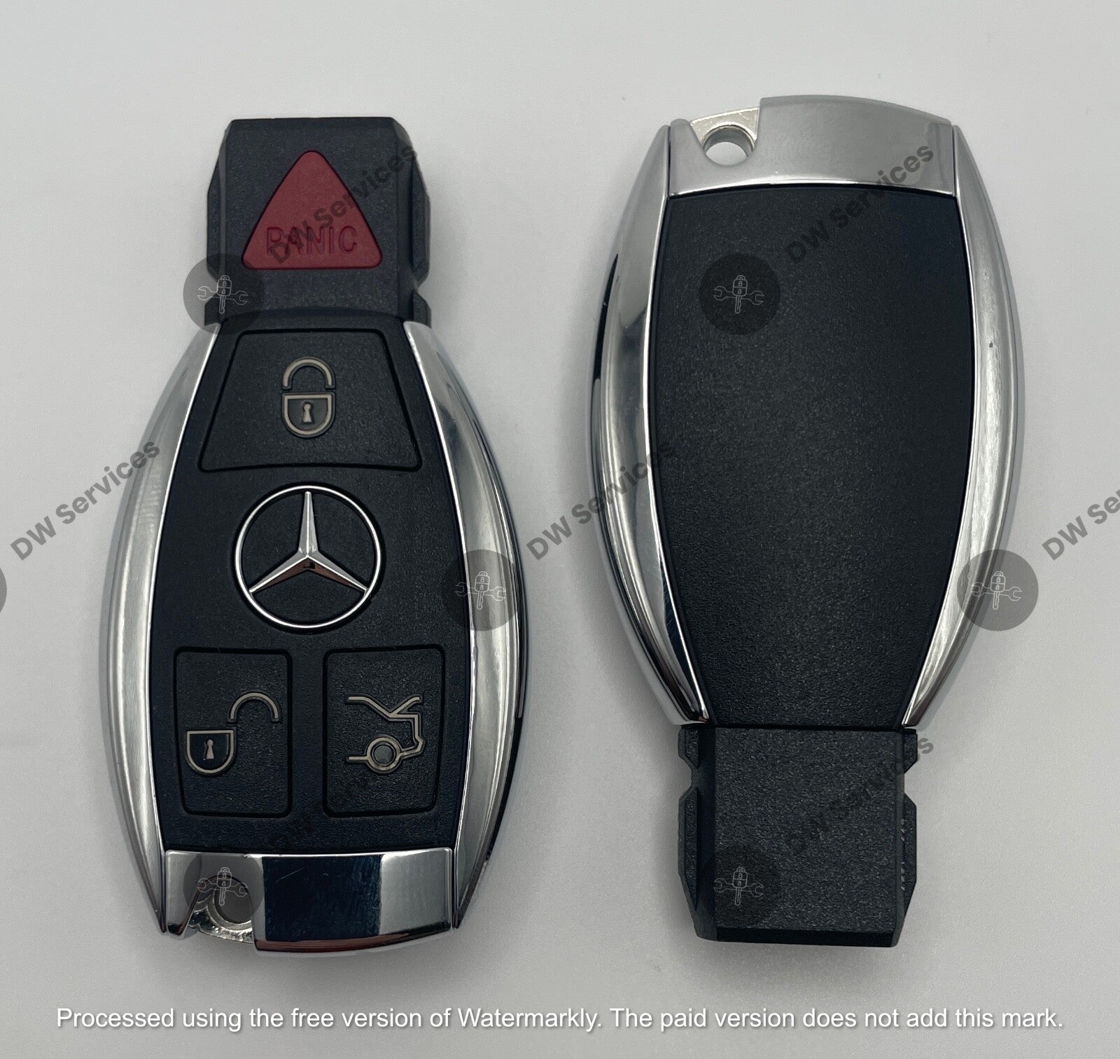 NEW! Mercedes 1997 - 2014 keyless entry remote key fob IYZ 3312 NEC / BGA / Moto