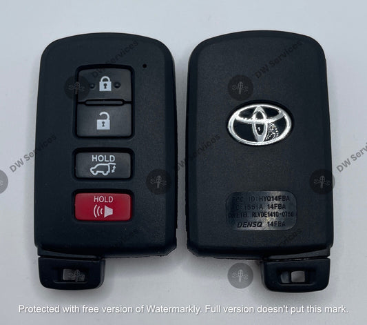 NEW! Toyota RAV4 2013-18 PROXIMITY remote SMART key FOB HYQ14FBA / G BOARD 0020