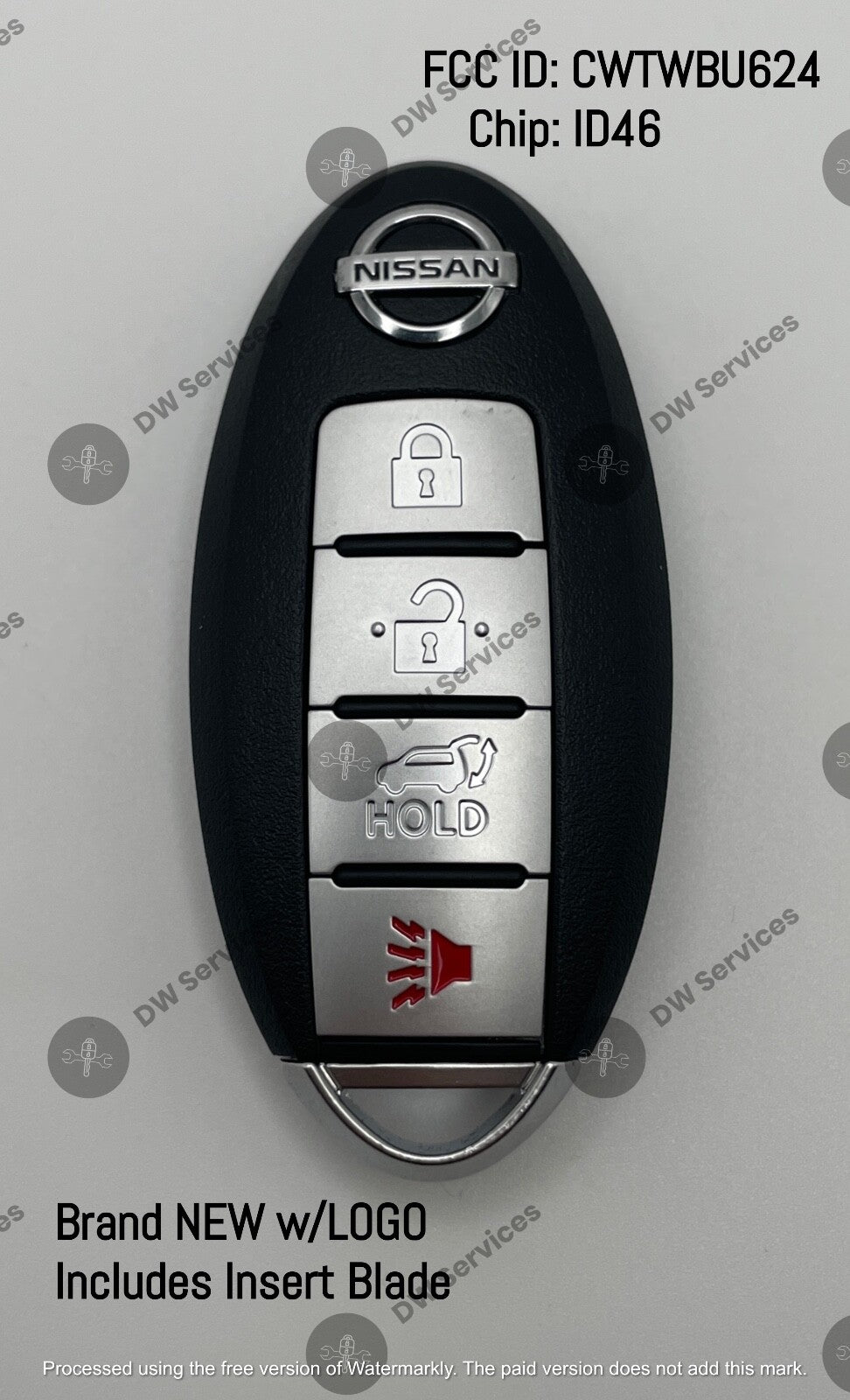 NEW! Nissan Armada 08-15 Proximity remote SMART key Fob CWTWBU624 Prox Twist