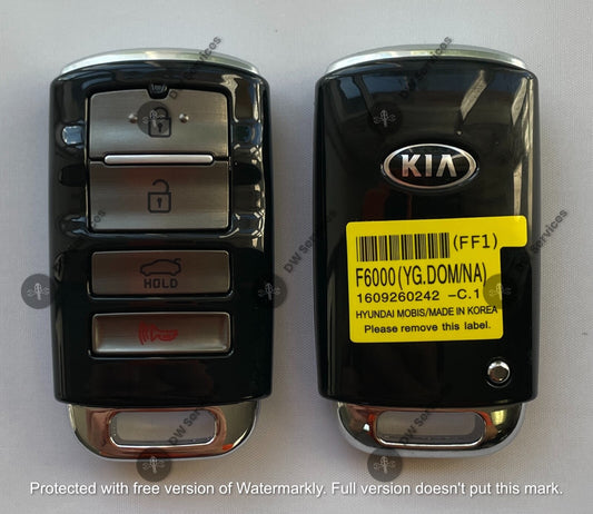 NEW! KIA Cadenza 4 button Smart keyless PROX entry remote fob TQ8-FO8-4F10 17-19