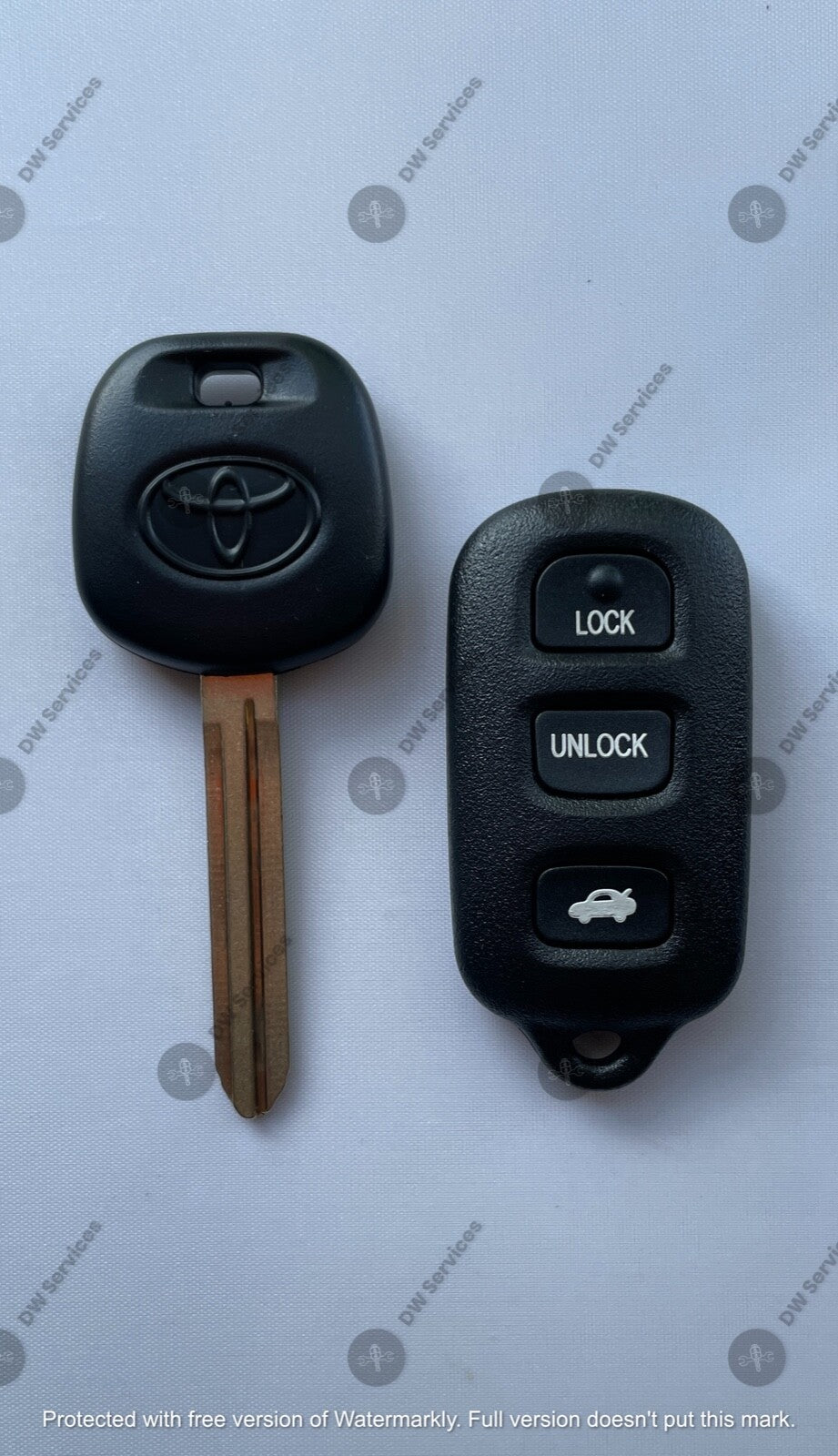 NEW! Toyota keyless entry remote FOB GQ43VT14T & Transponder KEY 4C Camry Solara