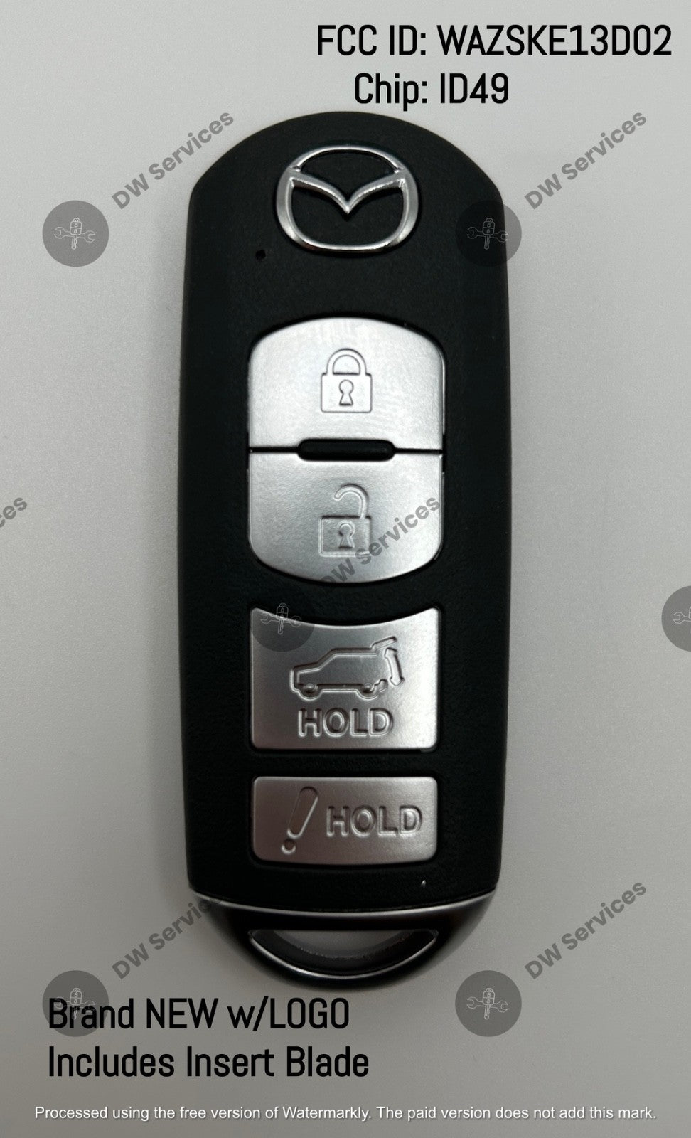 NEW! OEM GENUINE Mazda CX5 CX9 12-19 PROXIMITY remote SMART key Fob WAZSKE13D02