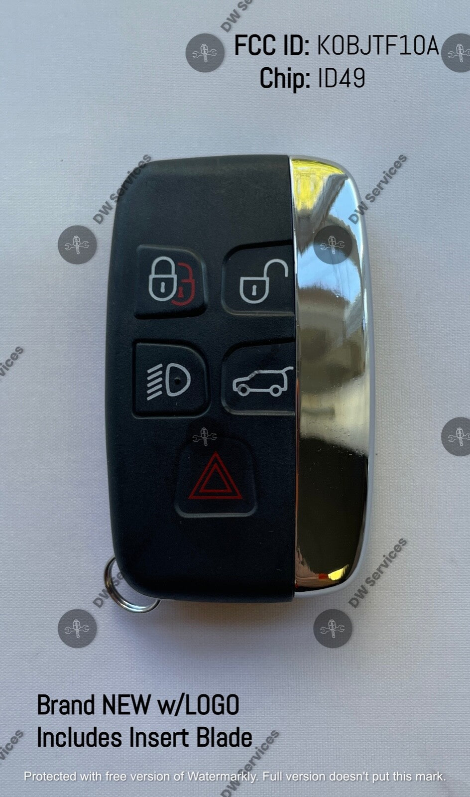 NEW! Land Rover SMART key PROXIMITY Remote Fob keyless KOBJTF10A LR2 LR4 DISCOVE