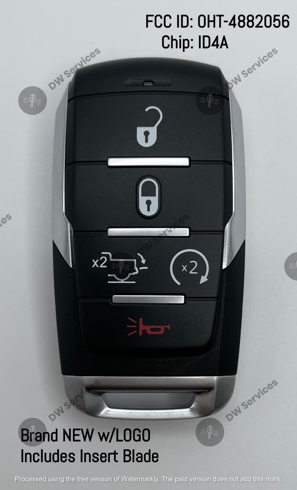 NEW OEM Genuine Dodge RAM 1500 TRX SMART PROXIMITY REMOTE KEY FOB OHT-4882056 TG