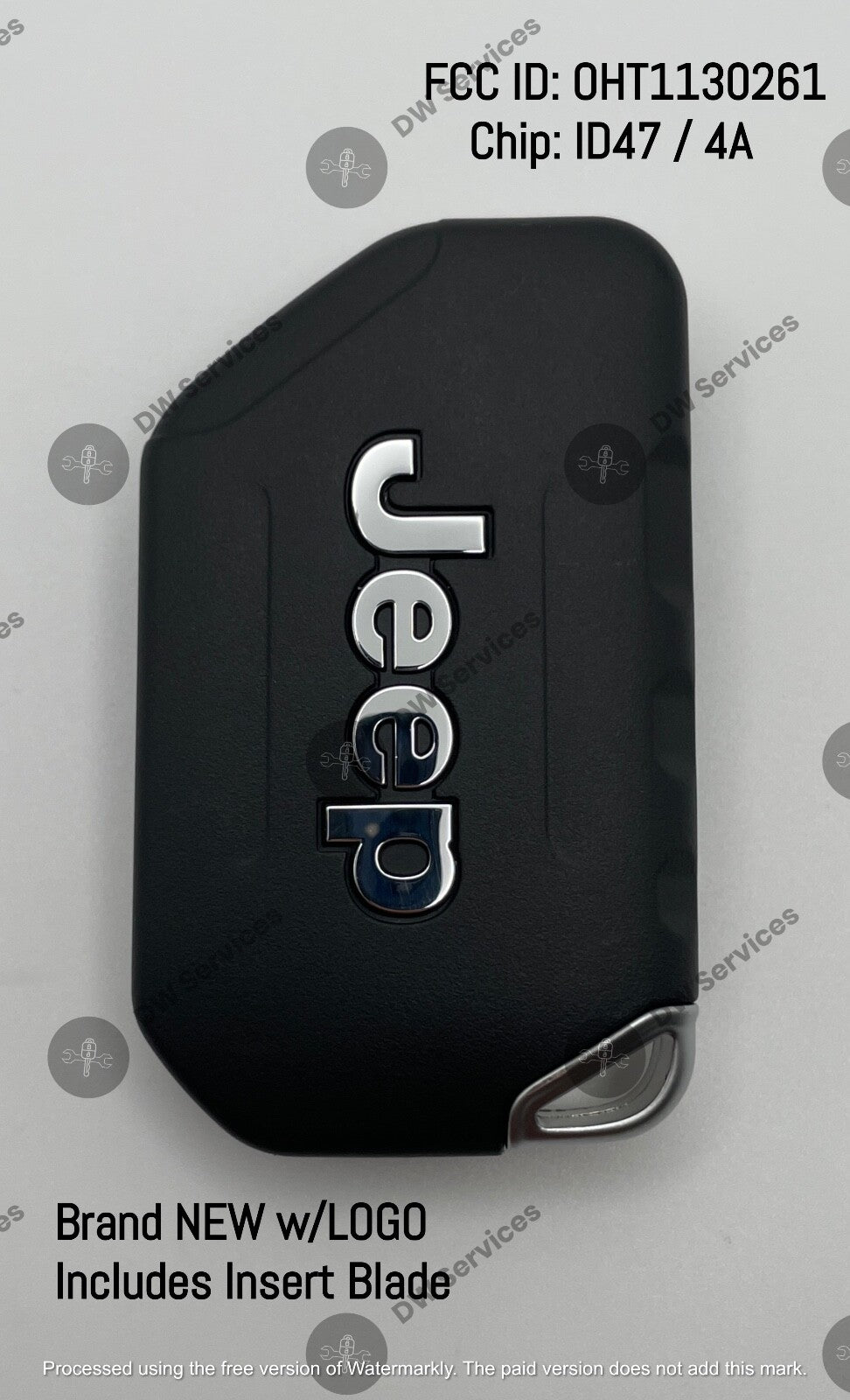 NEW! Jeep WRANGLER / GLADIATOR SMART Proximity flip key Fob OHT1130261 No Button