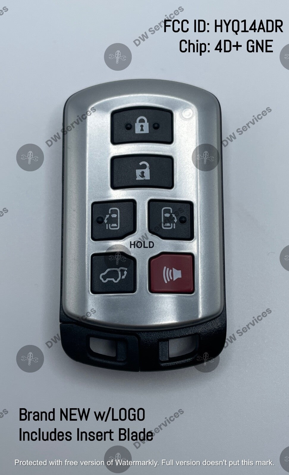 NEW! Toyota SIENNA 2011-2020 PROXIMITY remote SMART key HYQ14ADR GNE Chip