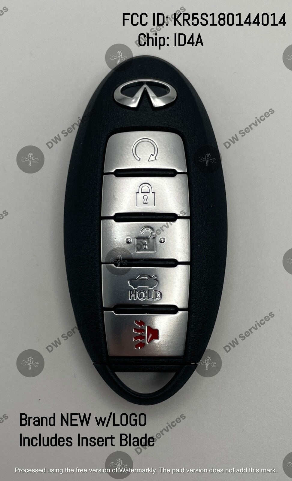 NEW! Infiniti Q50 / Q60 2016-2020 PROX Remote SMART key fob KR5S180144014/ 310