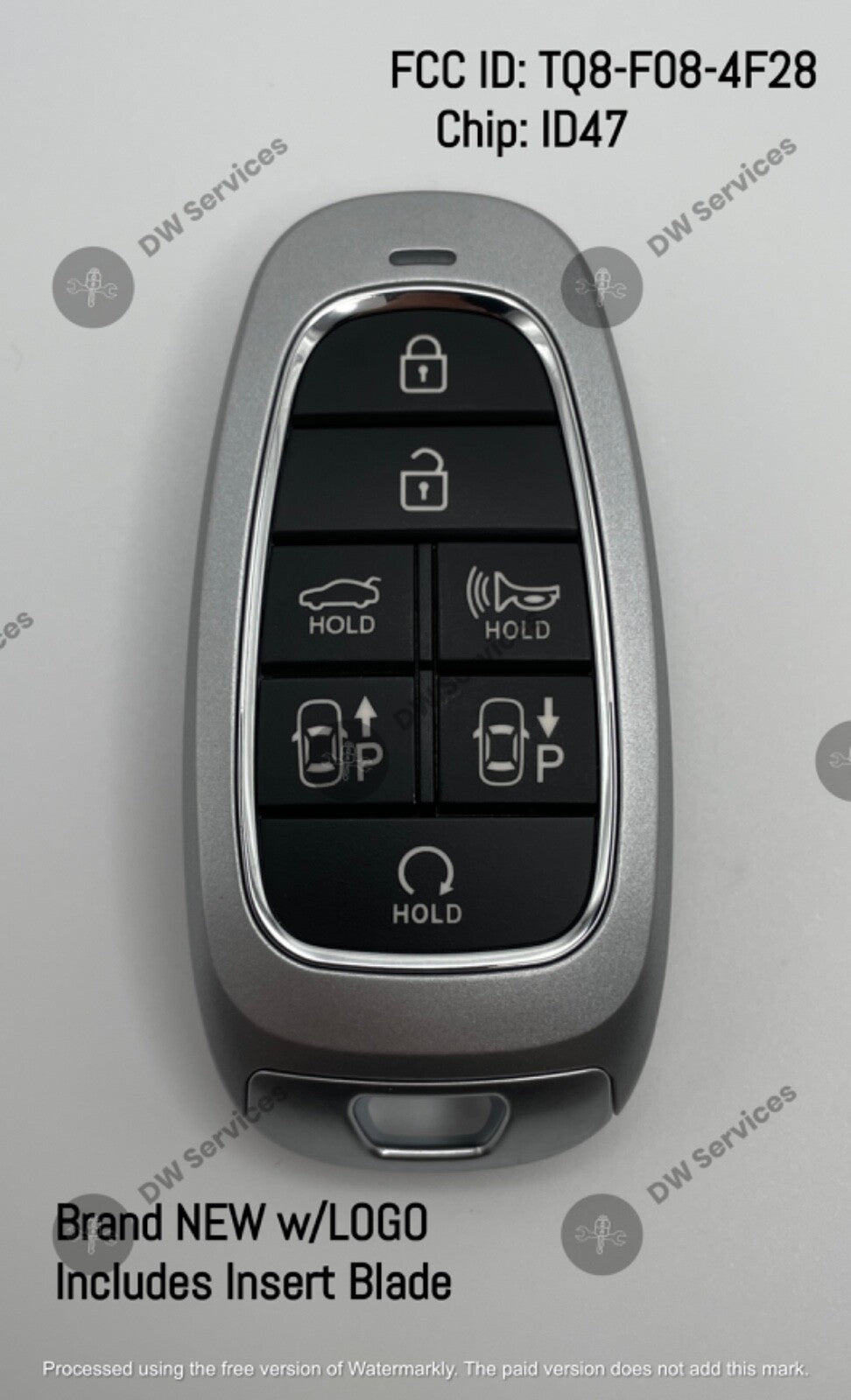 NEW! OEM Hyundai Sonata 19-23 Smart Prox remote key FOB TQ8-F08-4F28 95440-L1500