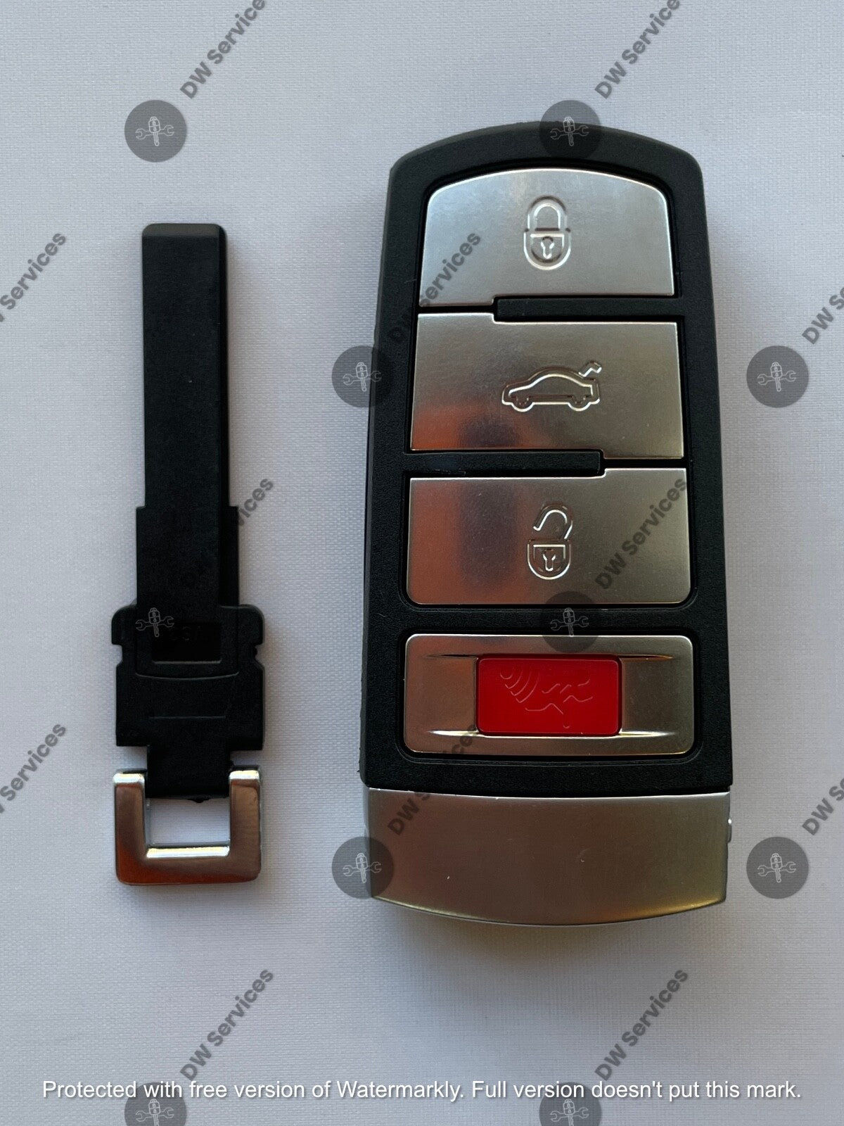 NEW! Volkswagen 4-Button Remote SLOT Key fob for Passat / CC