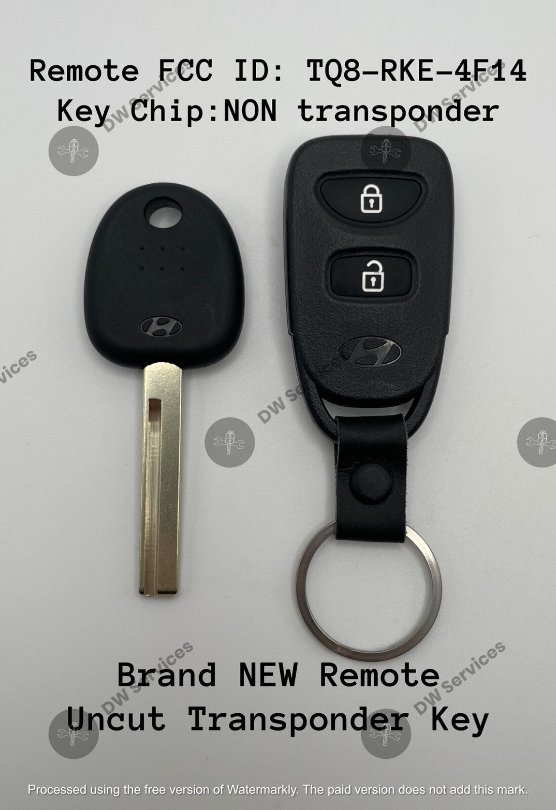 NEW! OEM Hyundai Accent keyless remote FOB TQ8-RKE-4F14 NON transponder key HY18
