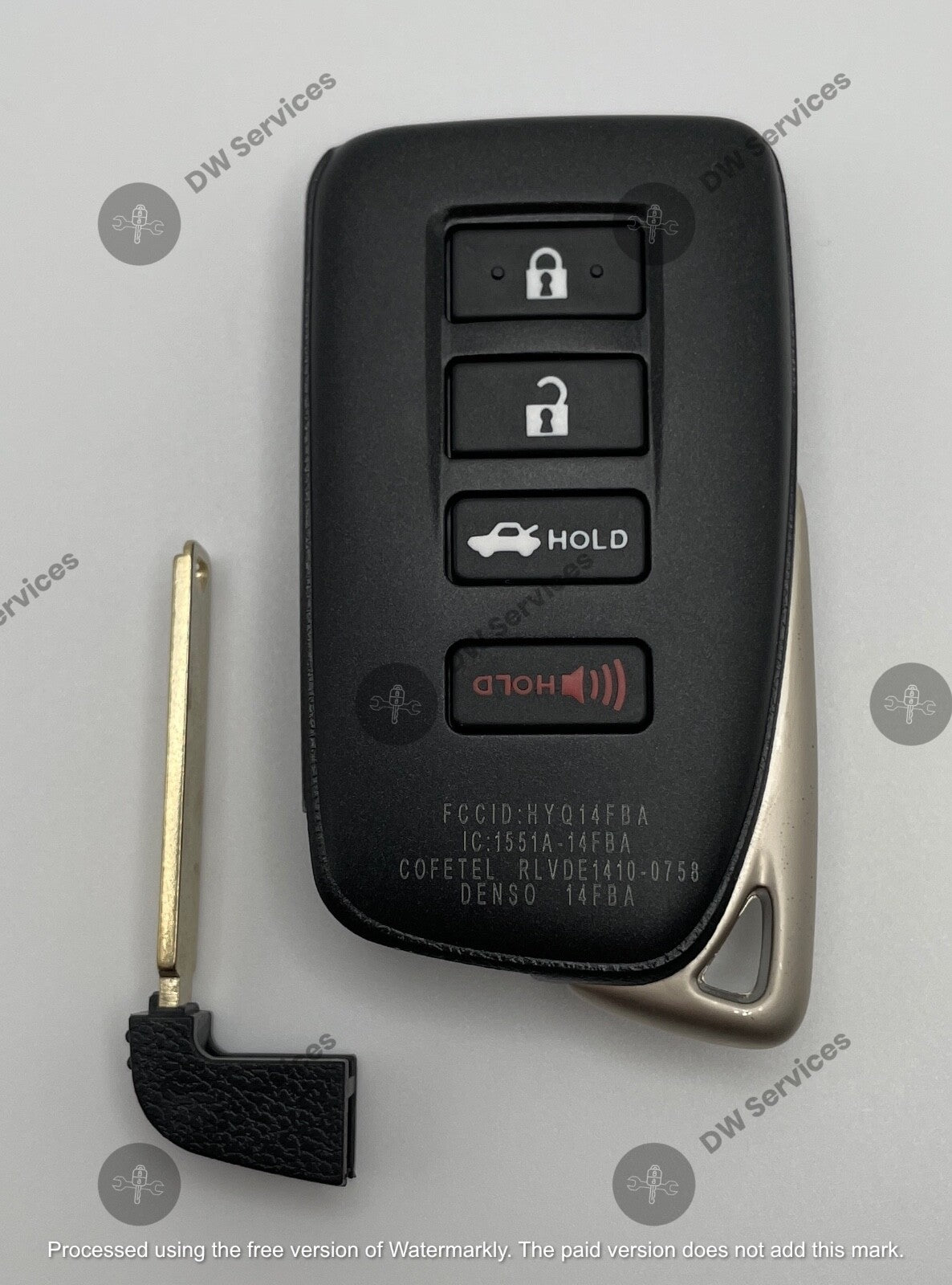 NEW! Lexus RC F  14-20 PROXIMITY remote SMART key FOB HYQ14FBA "AG Board" # 2110