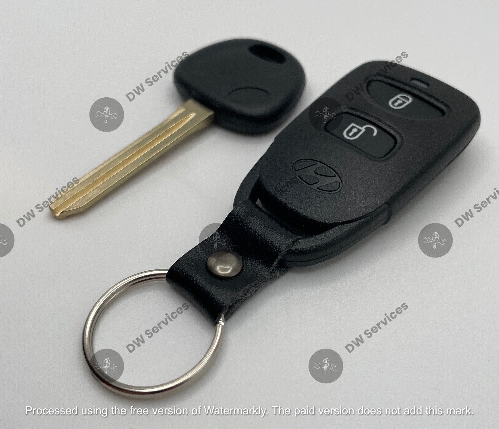 NEW! Hyundai Santa FE keyless entry remote FOB PINHA-T038 & Non-Transponder KEY