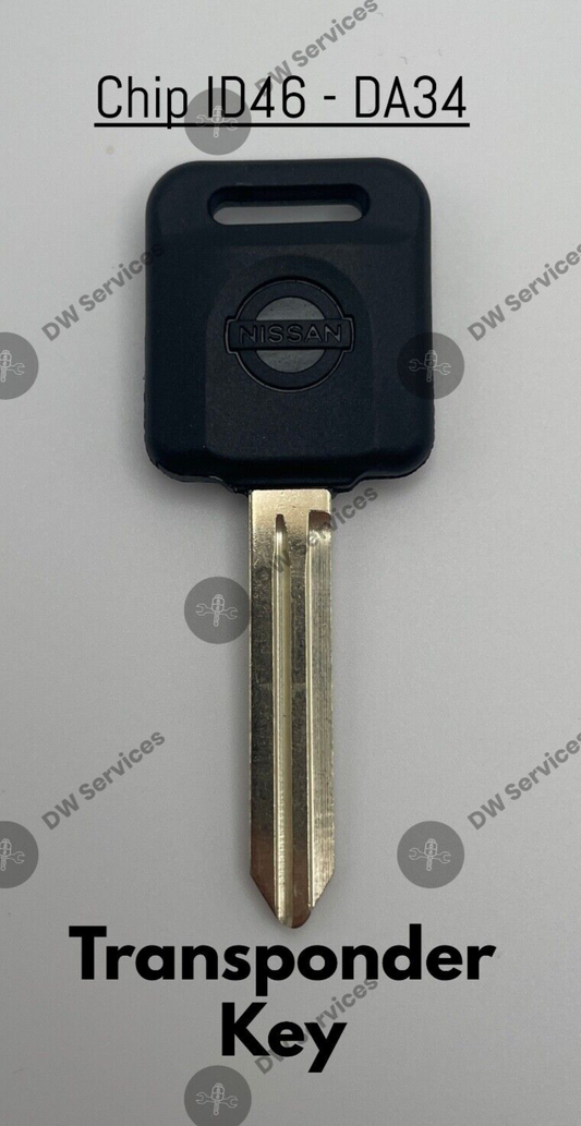 NEW! OEM Nissan Transponder Chip 46 Ignition Car Key Replacement NI04T NI04 Blk