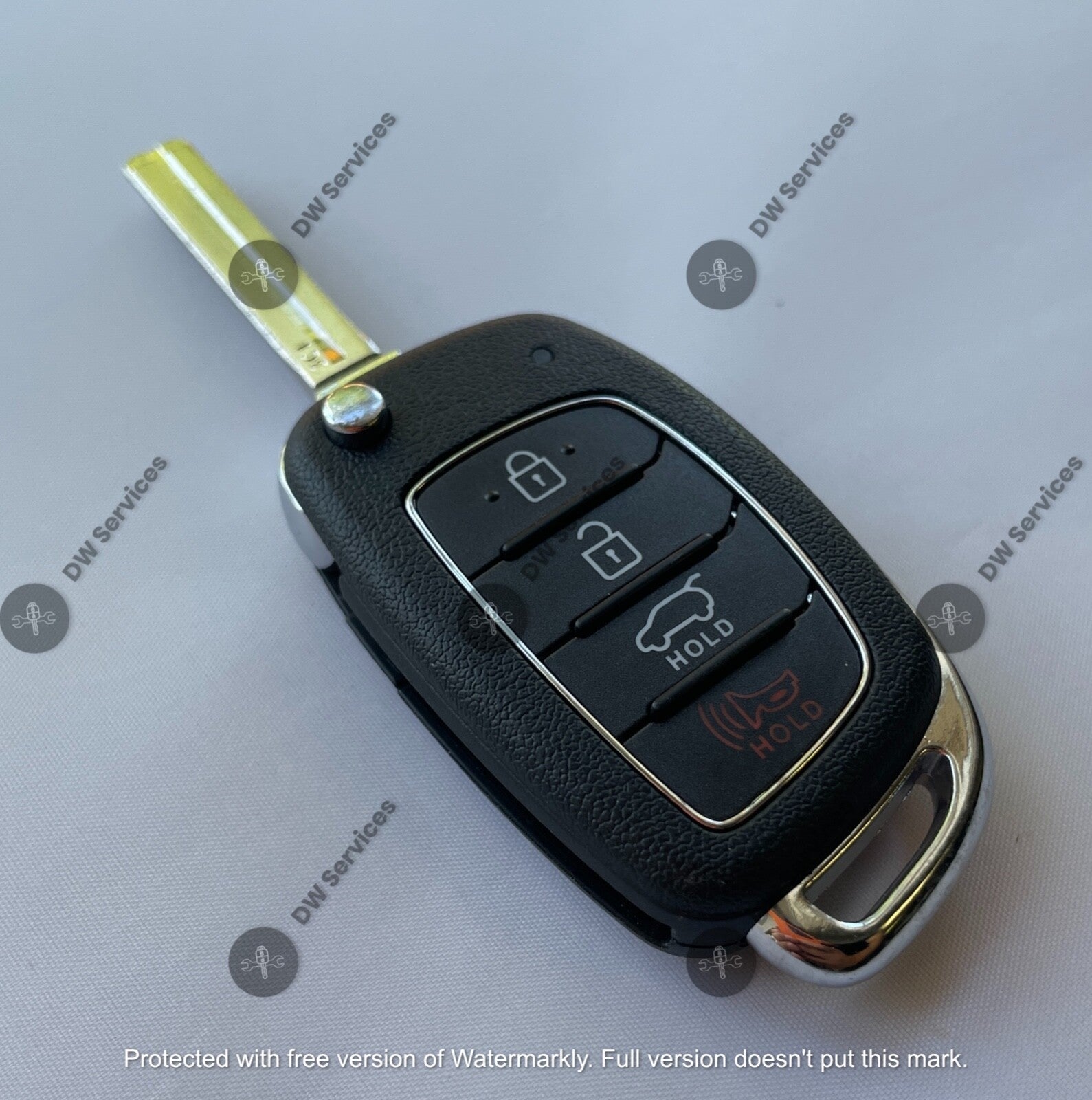 NEW! GENUINE Hyundai Tucson Flip key remote fob TQ8-RKE-4F25 TL-4BT 95430-D3010