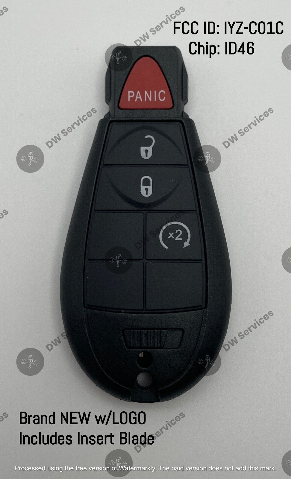 NEW! Jeep Grand Cherokee 2009-2013 remote key fob KEYLESS GO FOBIK PROX IYZ-C01C