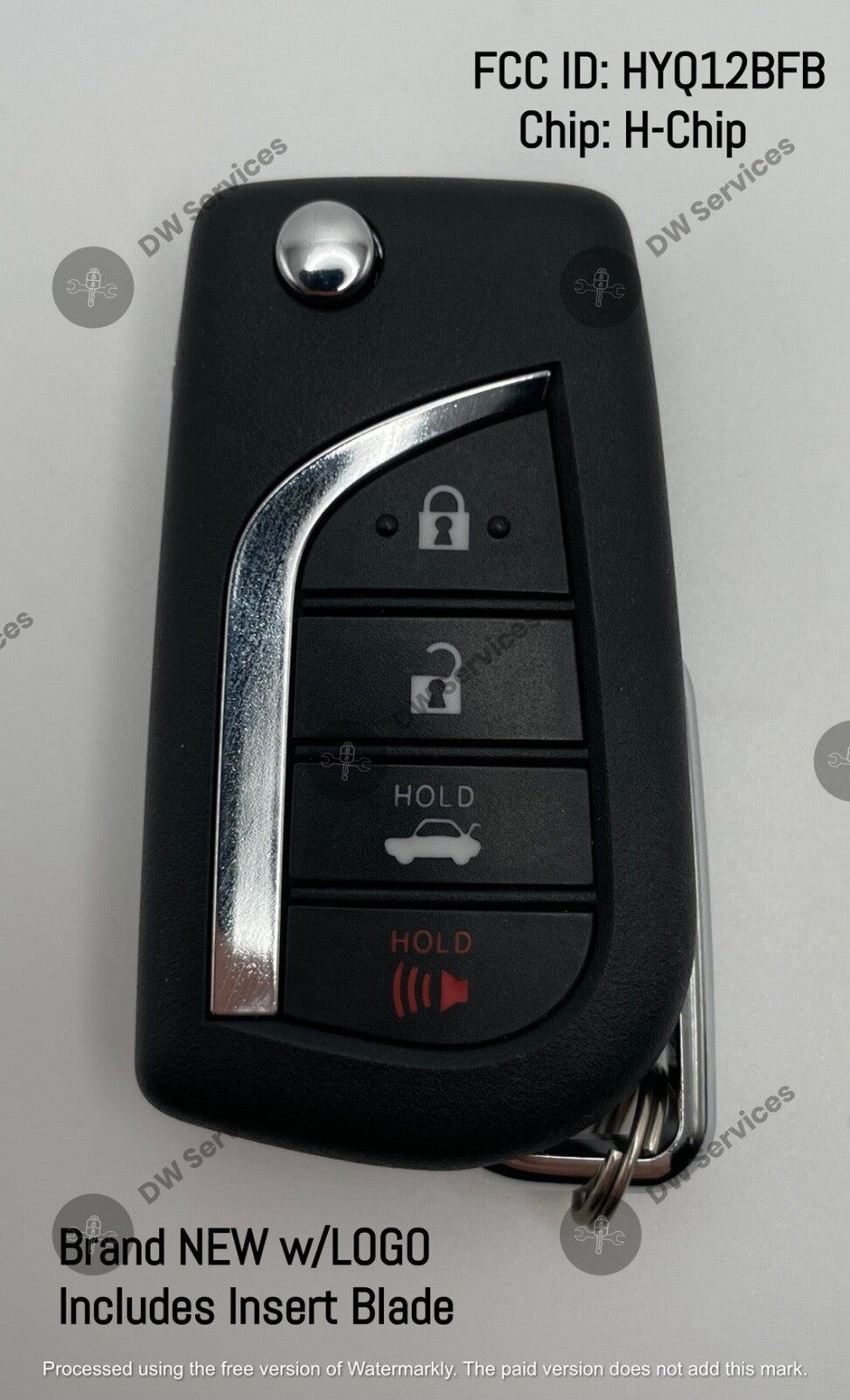 NEW OEM GENUINE Toyota Camry / Corolla Remote Flip Key FOB HYQ12BFB Japan Prod.