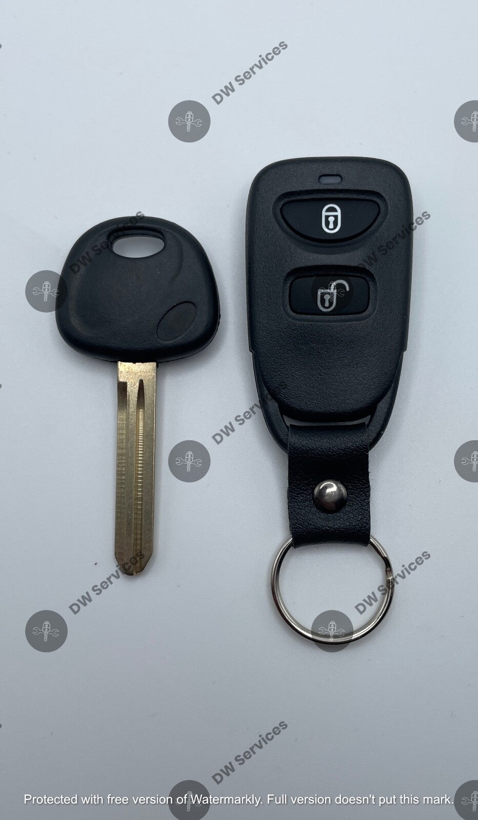 NEW! Hyundai Santa FE keyless entry remote FOB PINHA-T038 & Non-Transponder KEY